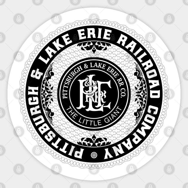 Pittsburgh and Lake Erie Railroad - The Little Giant Sticker by Railroad 18XX Designs